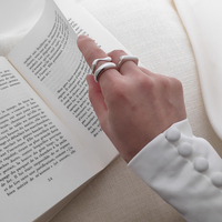 Renew Solid Sterling Silver Ring
					