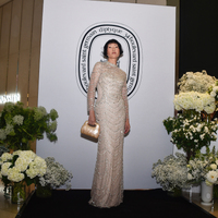 Elka Artsy Resin Clutch (Nude Shimmer)