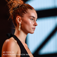 Azure 22K Sculpture Art Earrings
					