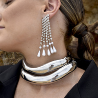 Laurell Diamante Splash Earrings