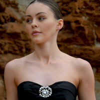 Aries Artisan Zirconia Pavé Stud Earrings (Silver)