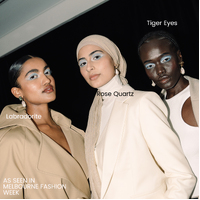 Carlotta 24K Baroque Pearl Drop Earrings (Rose Quartz)
					