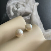 Bay Baroque Pearl Stud Earrings (Imperfect No.1)