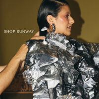 Louane Croissant Statement Earrings (Silver)