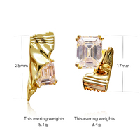 Bonbons Artisan Mismatched Earrings (Gold Vermeil)