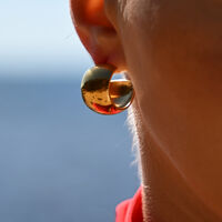 Maxine Fashionista Chunky Bowl Earrings 
					