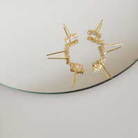 Nia Gold Filled Sparkling Stud Earrings