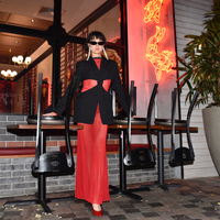 Drama Luxury Oversized Pearl Hoop Earrings (Pair)
					