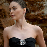 Gemini Artisan Zirconia Pavé Stud Earrings (Silver)