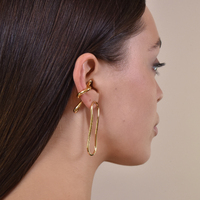 Tiffany Contemporary Flow Earrings (Gold)