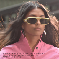 Tiffany Contemporary Flow Earrings (Platinum)