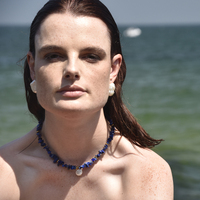 Magda Baroque Pearl Stud Earrings