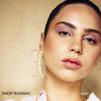 Eira Pearl Swirl Hoop Earrings