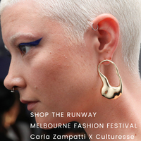 Adele Irregular Gold Flow Earrings