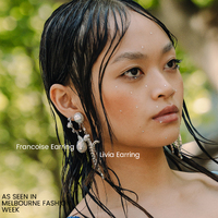 Livia Tassel Glamour Earrings (my ears are pierced)