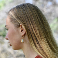 Aerin 24K Gold Mother Of Pearl Drop Earrings
					
