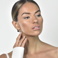 Elea Modern Teardrop Earrings (Silver)