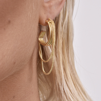 Lurice Tri-curve Tassel Drop Earrings