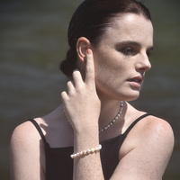 Loxie Freshwater Pearl Necklace & Bracelet Gift Set 
					