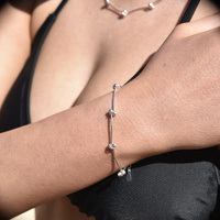 Trust The Flow Necklace & Bracelet Gift Set (Silver)
					