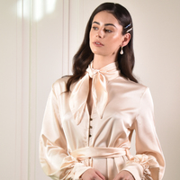 Aliénor Dual Toned Freshwater Pearl Hair Clip Set
					