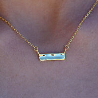 Alva Minimal Muse Bar Pendant Necklace (Gold Vermeil)