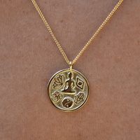 Everyday Zen Pendant Necklace (Gold)
					