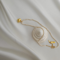 Catalina Freshwater Pearl Heart Pendant Necklace
					