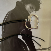 Mason Sculptured Heart Pendant Necklace (Silver)
					