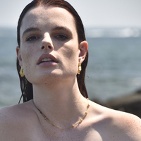 Trust The Flow Artisan Necklace (Gold)
					