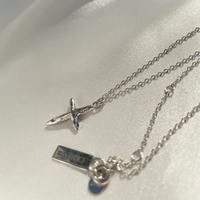 Faith Textured Cross Pendant Necklace (Silver)
					