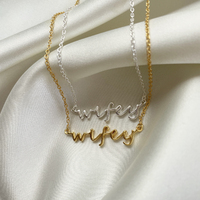 You Are My Wifey Necklace (24K Gold)
					