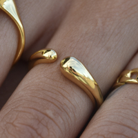 Essie Simplicity Gold Vermeil Open Ring
					