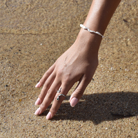 Soriya Sculptural Serpent Open Ring 
					