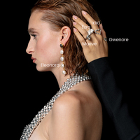 Gwenore Textured Silver Open Ring
					