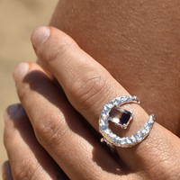 Eldora Artsy Wrap Open Ring (Silver)
					