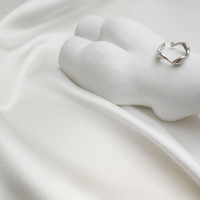 Renew Solid Sterling Silver Ring
					