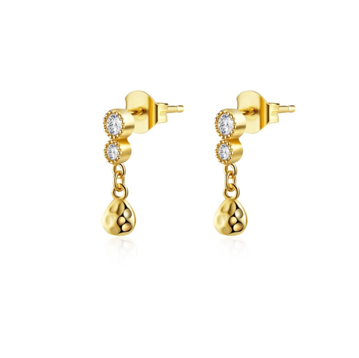 Pia Gold Filled Dainty Drop Earrings - Culturesse