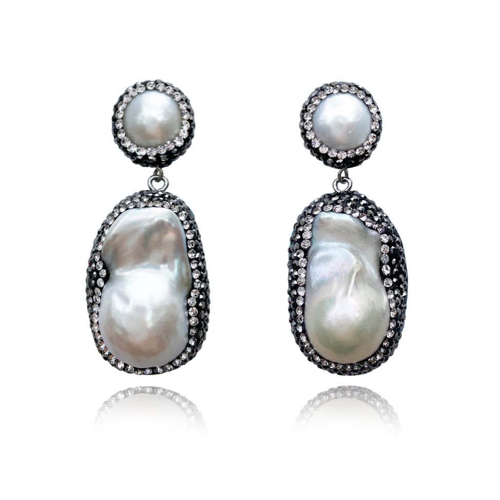 Baroque Pearls necklace or Scaramazze in Silver | Via Condotti Store