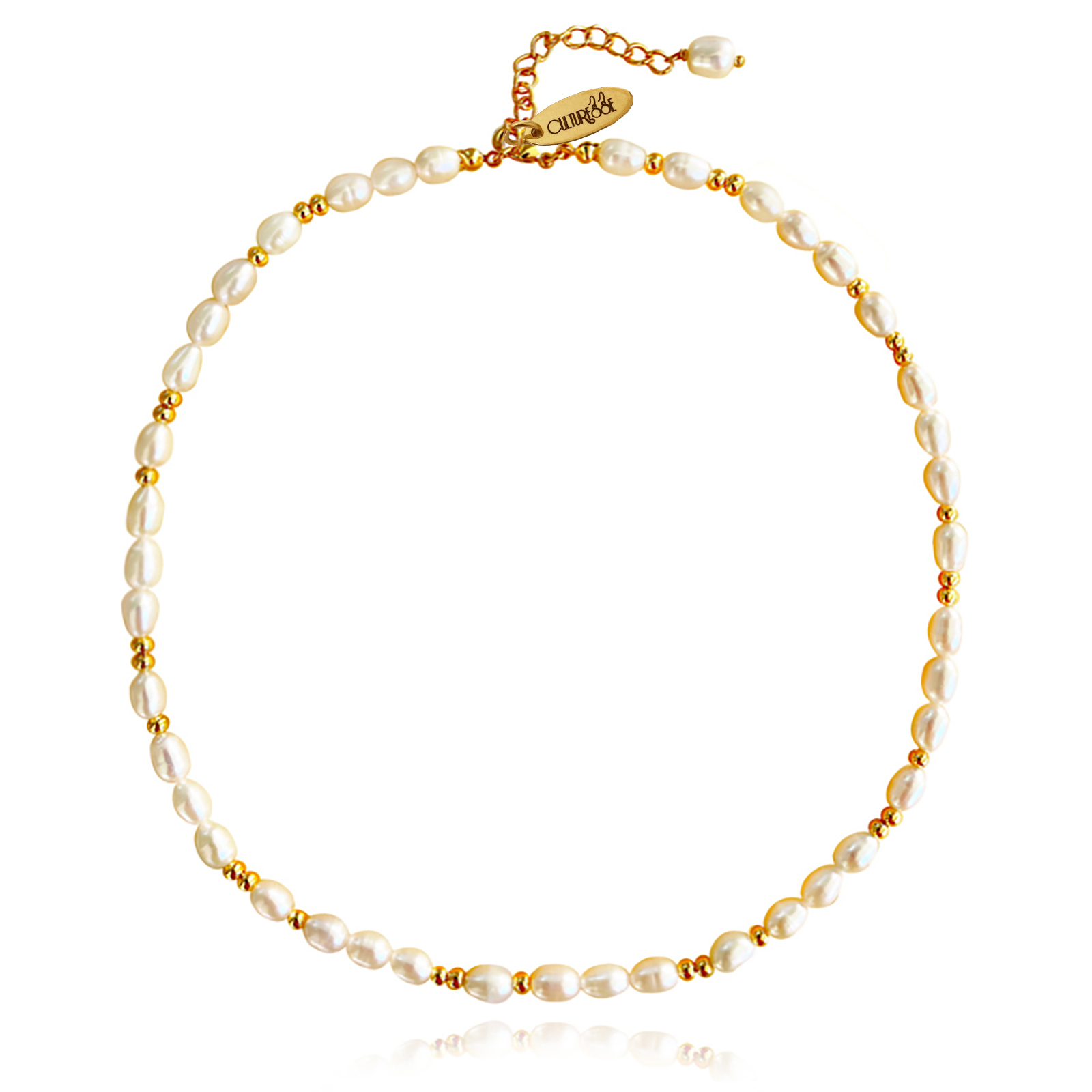 Lola Beaded Freshwater Pearl Necklace - Culturesse