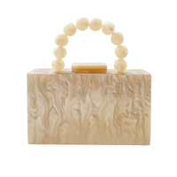 Lorena Artsy Resin Clutch (Neutral Shimmer) image