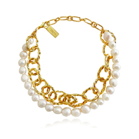 Sequoia Artisan 24K Pearl Chain Bracelet image
