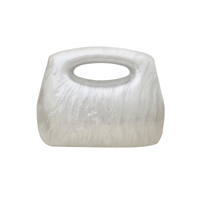 Elka Artsy Resin Clutch (Pearl White) image