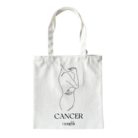 She Is Cancer Eco Zodiac Muse Tote Bag image