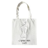 She Is Capricorn Eco Zodiac Muse Tote Bag image