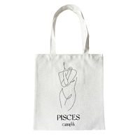 She Is Pisces Eco Zodiac Muse Tote Bag image