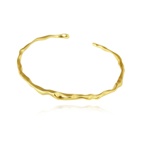 Be The Flow Artisan Bangle (Gold) image