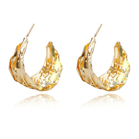 Raphaella 24K Sculpture Curve Earrings image