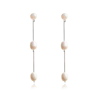 Lana Freshwater Pearl String Earrings image