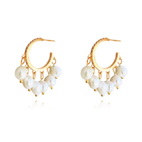 Summer Freshwater Pearl Drop Earrings image